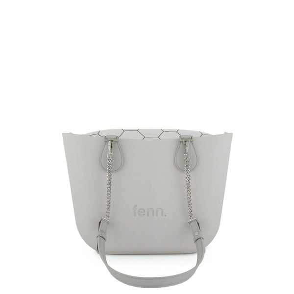 FENN BAG PETITE GREY SILVER CHAIN