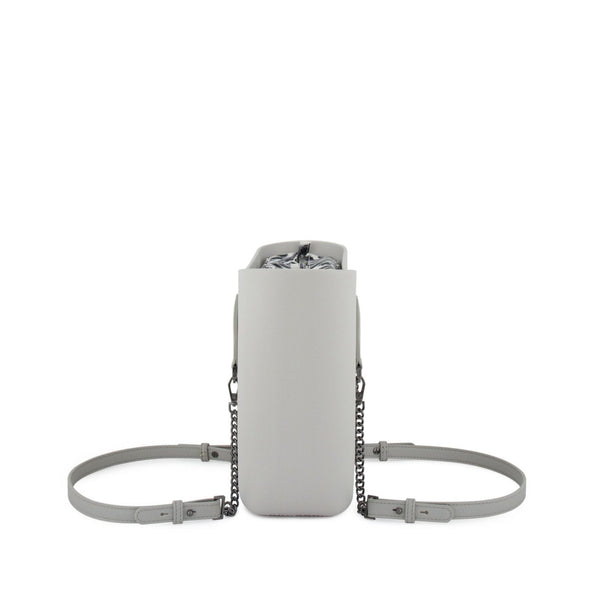 FENN BAG PETITE GREY GUNMETAL CHAIN