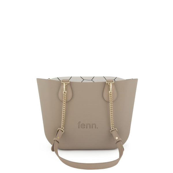 FENN BAG PETITE STONE GOLD CHAIN