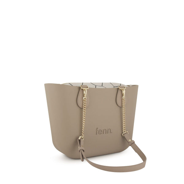 FENN BAG PETITE STONE GOLD CHAIN