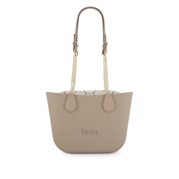 FENN BAG PETITE STONE GOLD CHAIN