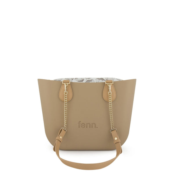 FENN BAG PETITE CAMEL GOLD CHAIN