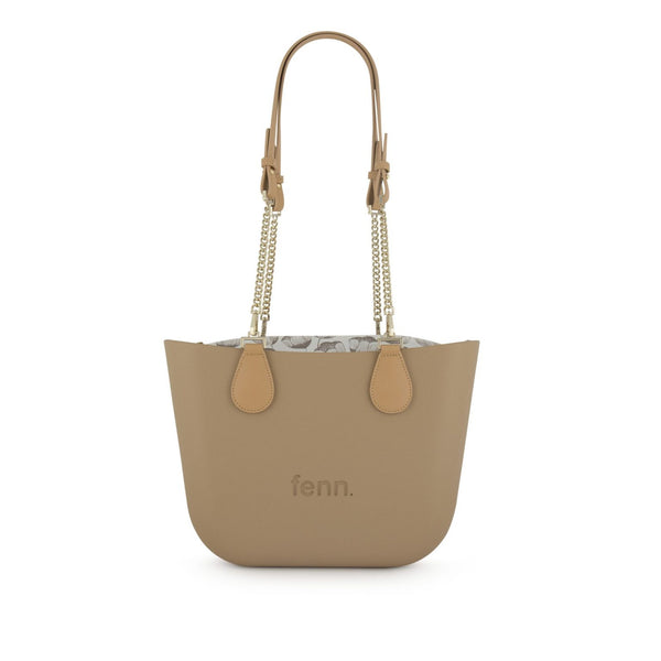 FENN BAG PETITE CAMEL GOLD CHAIN