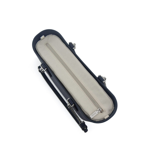 FENN BAG PETITE NAVY SILVER CHAIN