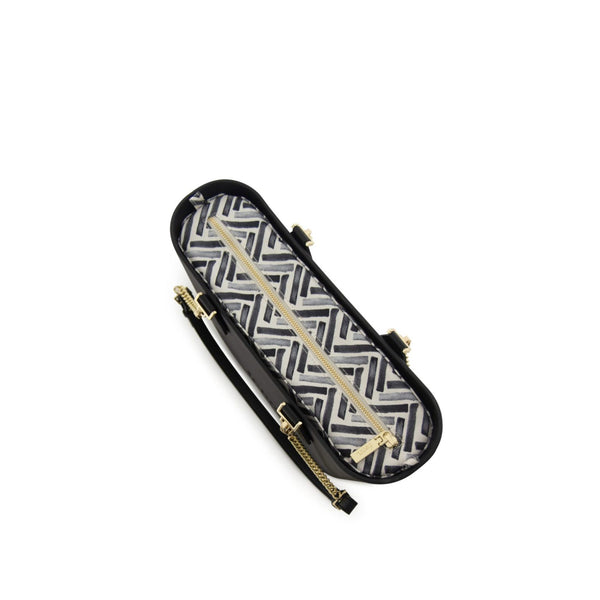 FENN PETITE BAG BLACK GOLD CHIN