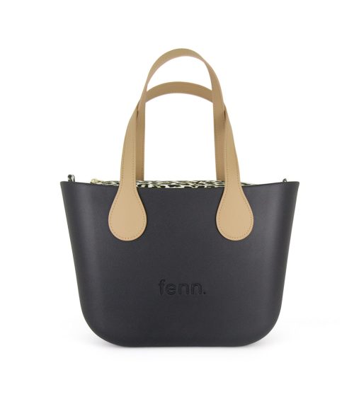 FENN BAG PETITE BLACK GOLD ZIP