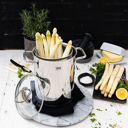 ELO ASPARAGUS POT 16CM WITH GLASS LID