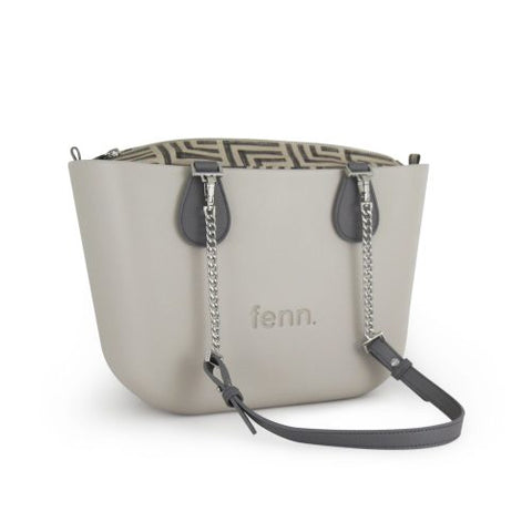 FENN BAG PETITE MUSHROOM SILVER CHAIN