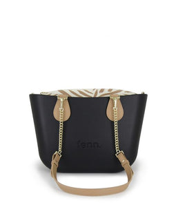 FENN BAG PETITE BLACK GOLD CHAIN