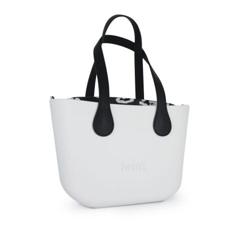 FENN BAG PETITE WHITE SILVER CHAIN