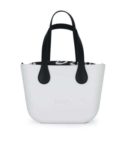 FENN BAG PETITE WHITE SILVER CHAIN