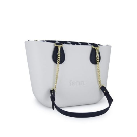 FENN BAG PETITE WHITE P96-7 GOLD