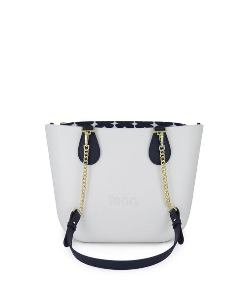 FENN BAG PETITE WHITE P96-7 GOLD