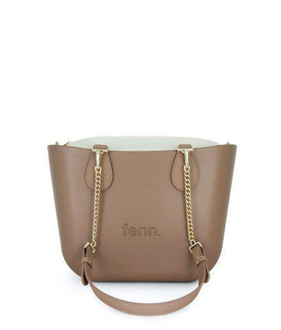 FENN PETITE BAG CAPPUCCINO GOLD CHAIN
