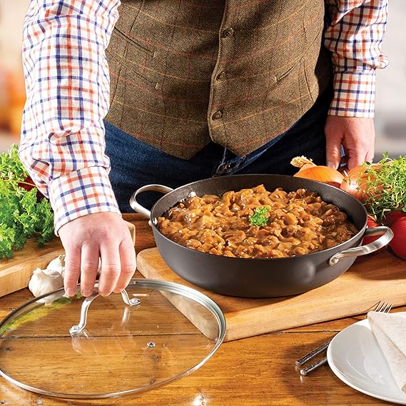 HAIRY BIKERS LIGHTWEIGHT CAST IRON 30CM