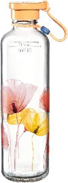 LEONARDO DRINKING BOTTLE-750 APRICOT FLOWER