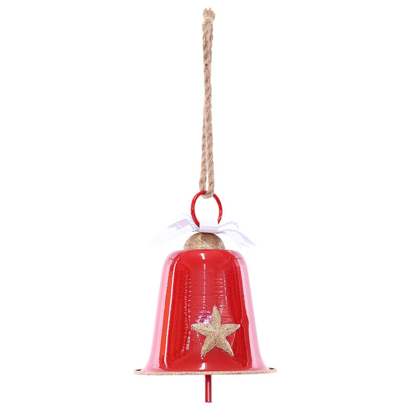 TN RED XMAS DECOR BELL 26CM