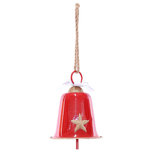 TN RED XMAS DECOR BELL 26CM