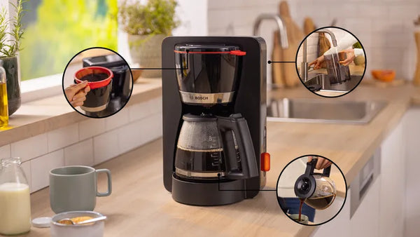 BOSCH FILTER COFFEE MACHINE BLACK