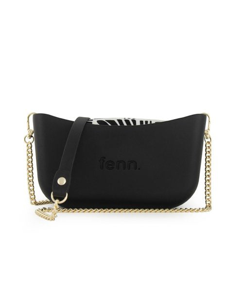 FENN COLECTION BAG CLASSIC BLACK/ GOLD CHAIN