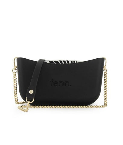 FENN COLECTION BAG CLASSIC BLACK/ GOLD CHAIN