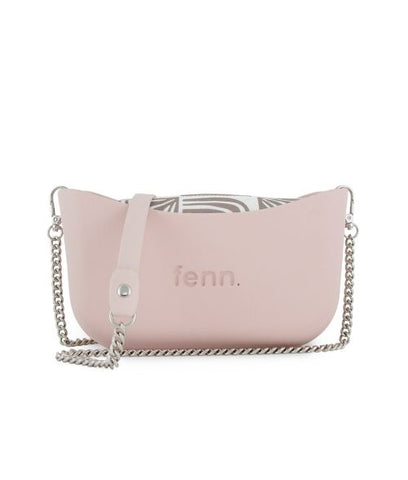 FENN COLLECTION BAG CLASSIC PASTAL PINK SILVER CHAIN