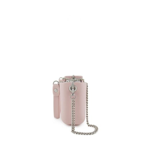 FENN COLLECTION BAG CLASSIC PASTAL PINK SILVER CHAIN