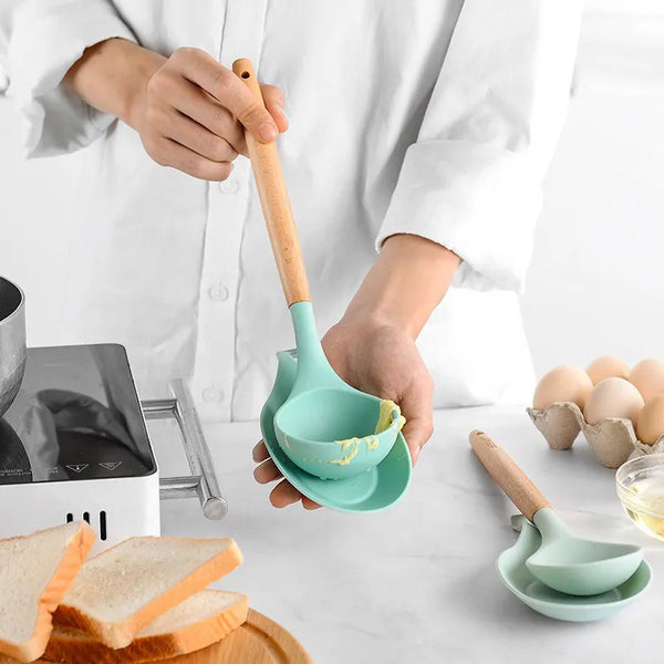 CREATIVE COOKING SILICON SPOON HOLDER/REST