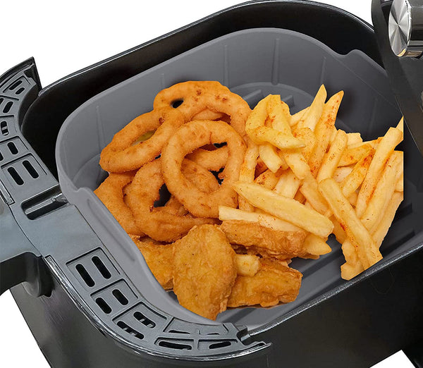 CREATIVE COOKING SILICONE AIR FRYER BASKET SQUARE