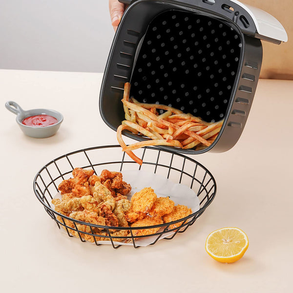 CREATIVE COOKING SILICONE AIR FRYER LINER 21CM SQUARE
