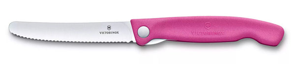 VICTORINOX FOLDABLE STEAK KNIFE PINK 11CM