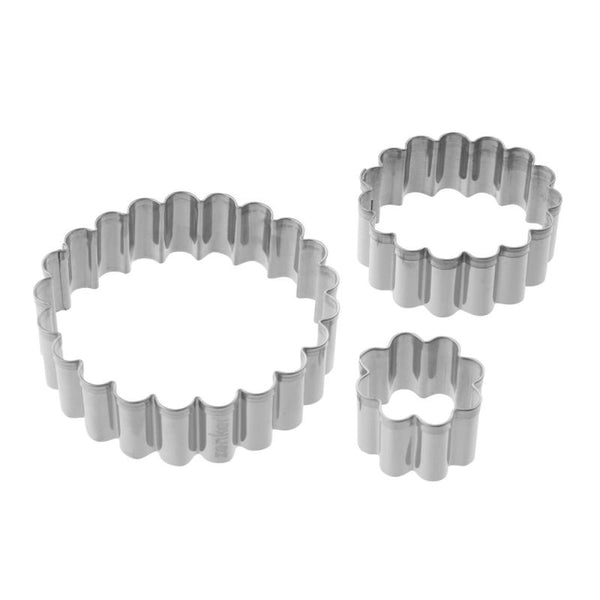 ZENKER COOKIE CUTTER WAVY 3PCE