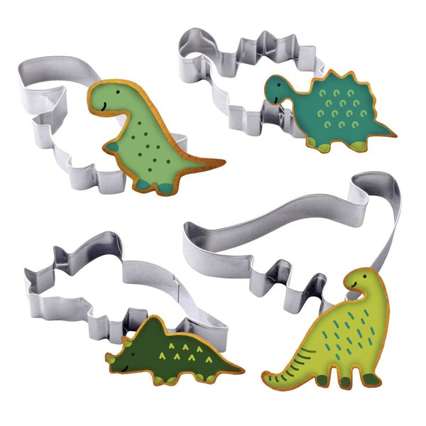 ZENKER 4 COOKIE CUTTER LINZER DINO
