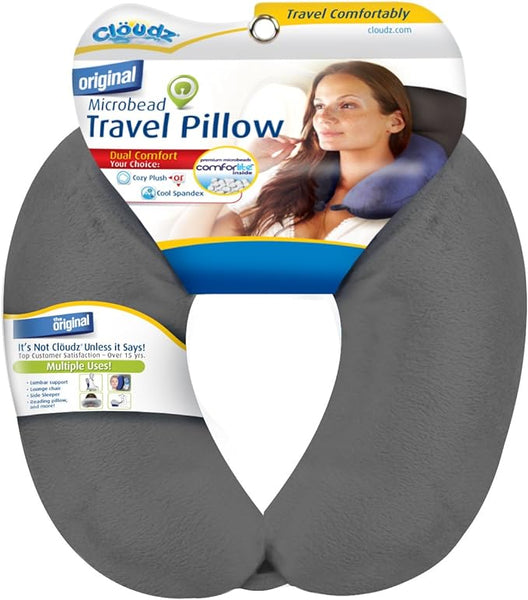 TRAVEL QUIP TRAVEL CUSHION U SHAPE MICRO BEAD