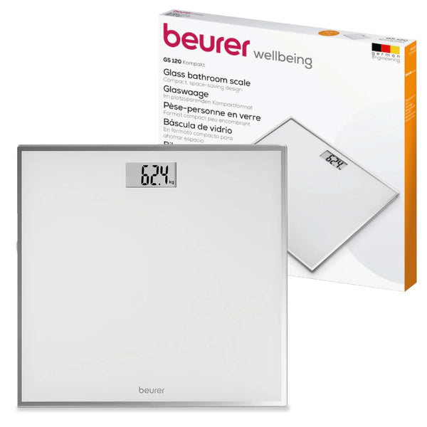BEURER GS KOMPAKT GLASS BATHROOM SCALE