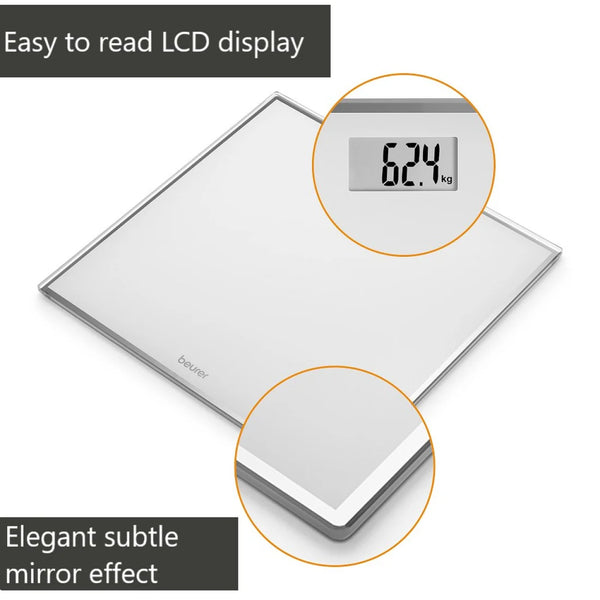 BEURER GS KOMPAKT GLASS BATHROOM SCALE