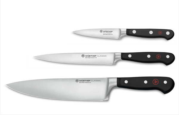 WUSTHOF CLASSIC 3PC KNIFE SET-BOXED