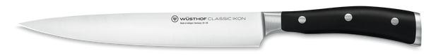 WUSTHOF CLASSIC IKON CARVING KNIFE PRECISION SLICING 20CM