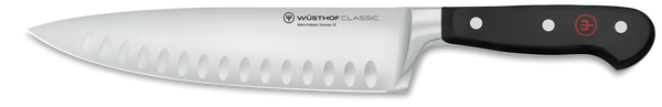 WUSTHOF CLASSIC CHEFS KNIFE HOLLOW EDGE 20CM