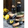 ZASSENHAUS CAST IRON SPICE MORTAR BLACK