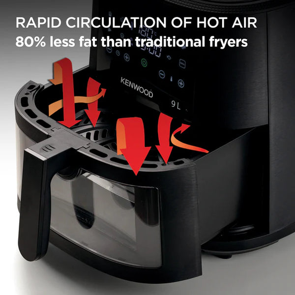KENWOOD AIR FRYER WITH GRILL FUNCTION 9L