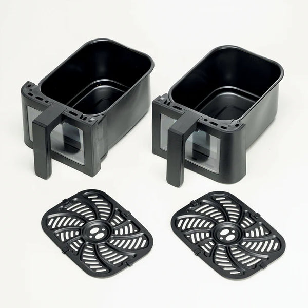 KENWOOD  DUAL AIR FRYER 4.5L +4.5L = 9L