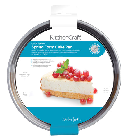 KITCHENCRAFT N/S SPRINGFORM CAKE PAN ROUND 20X6CM