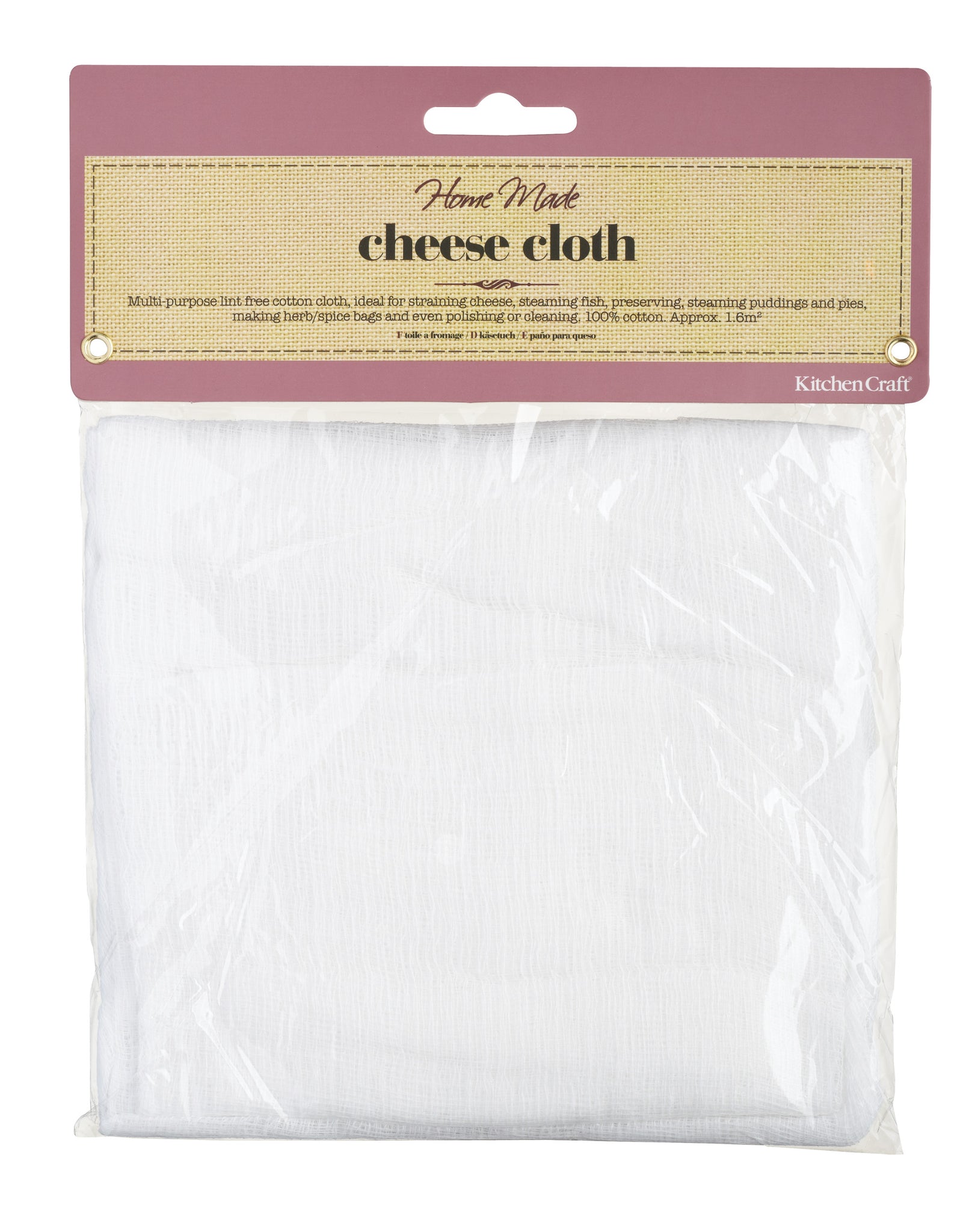 KITCHENCRAFT HOME MADE CHEESE CLOTH