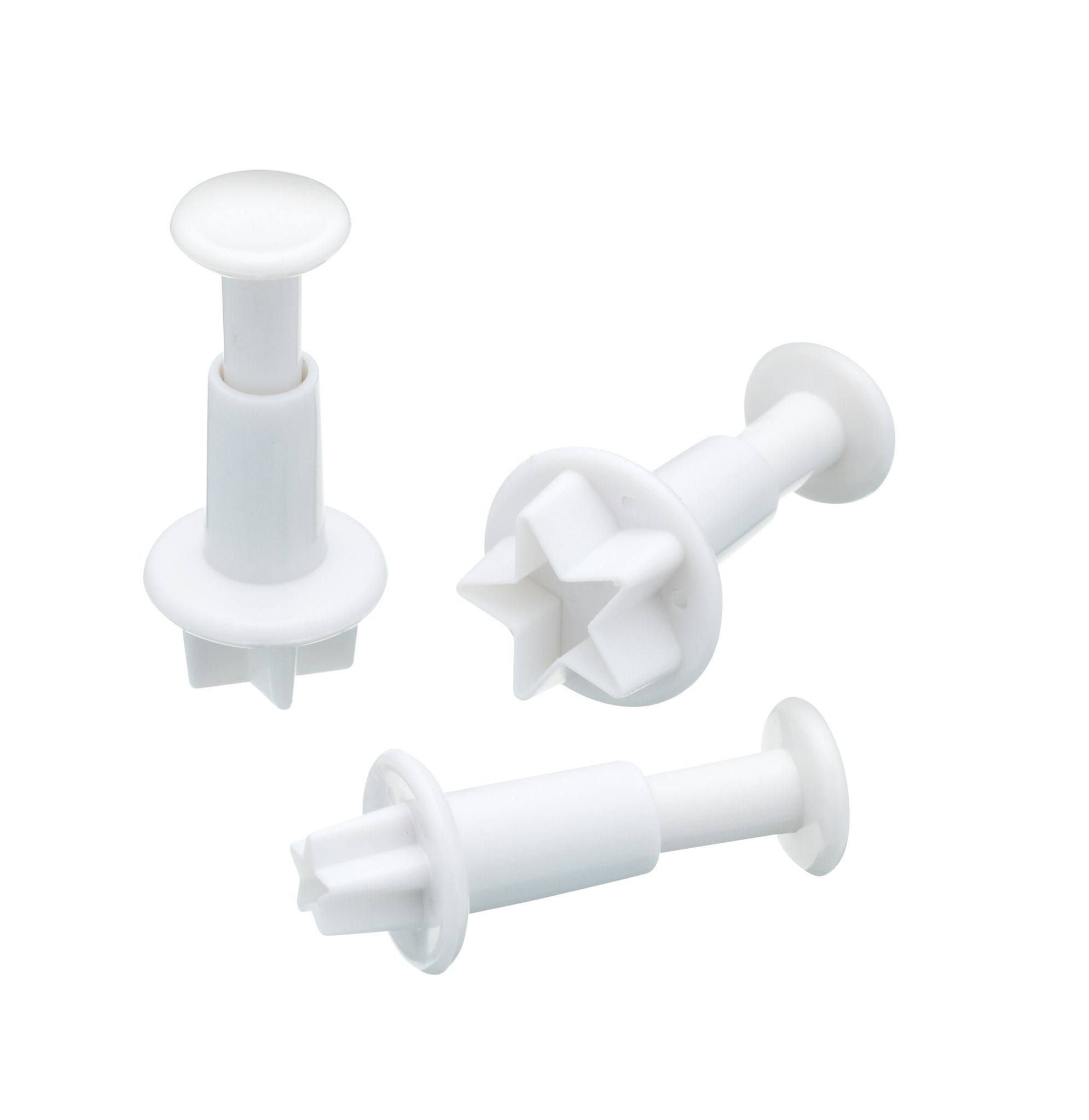 KITCHENCRAFT SET OF 3 STAR PLUNGER CUTTERS