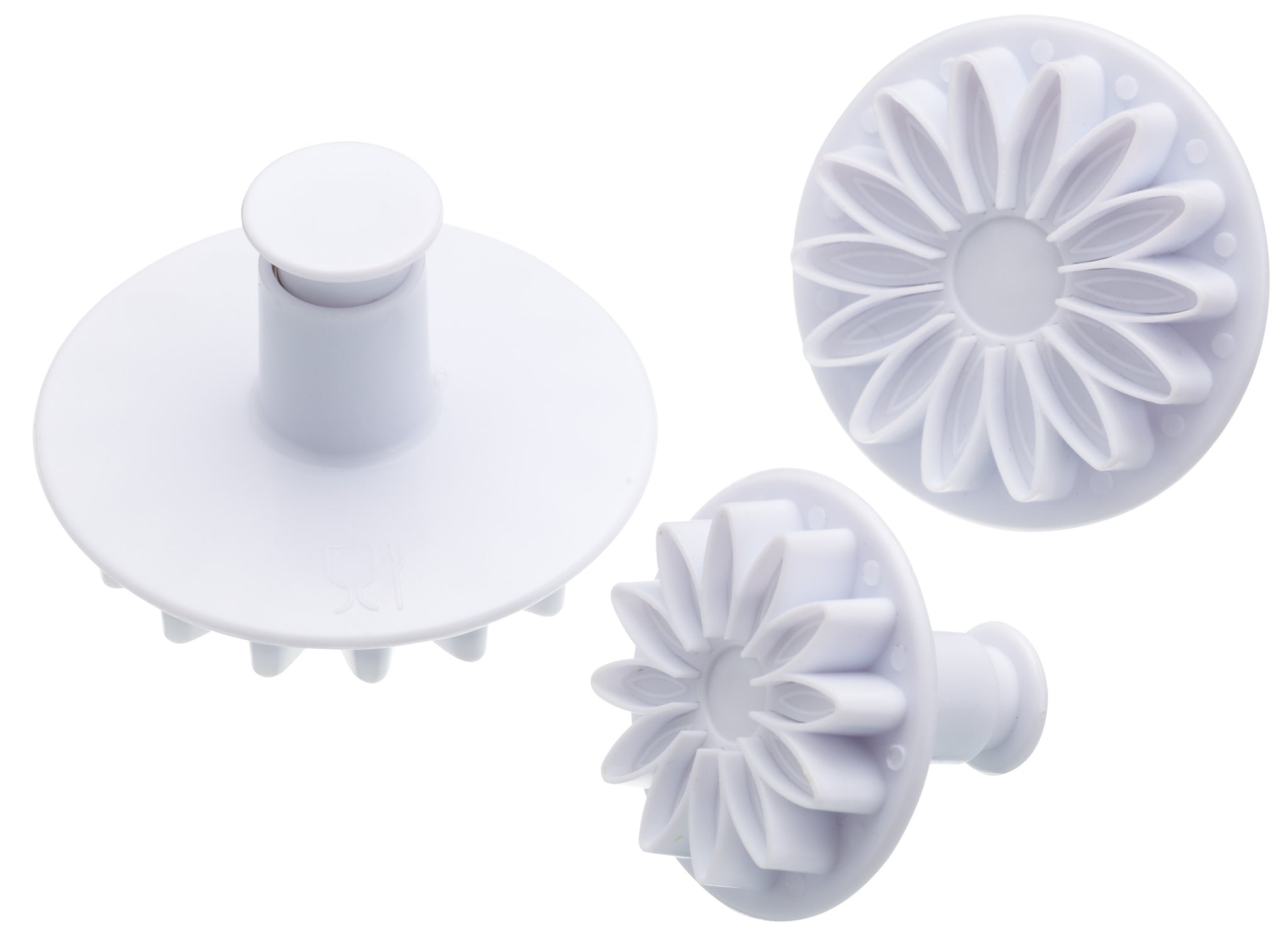 KITCHENCRAFT SET OF 3 SUNFLOWER PLUNGER CUTTERS