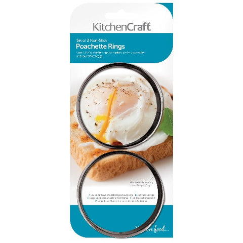 KITCHENCRAFT SET 2 POACH RINGS