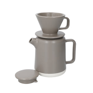 LA CAFETIERE SEVILLE COFFEE POUR OVER SET GREY