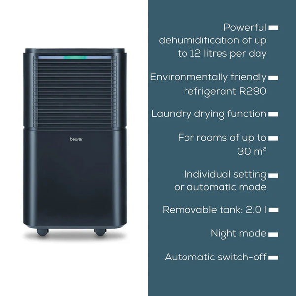 BEURER LE 150 DEHUMIDIFIER 12LT ROOM SIZE 30M
