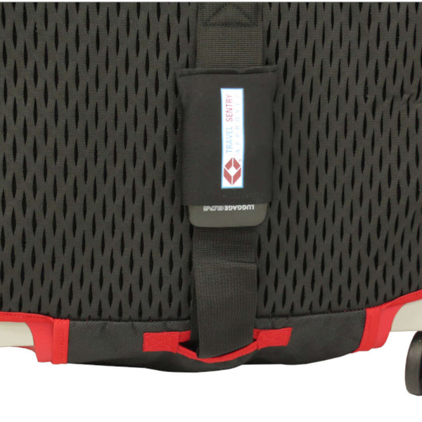 LUGGAGE GLOVE S'CURE RED/BLK TRIM-SMALL 50 X 20.5 X 38 CM